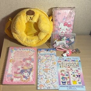 Hello Kitty Kids Accessory Set - Pink and Yellow